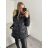 Damen Winterjacke Plus Size (44-52) POLISH FASHION PMWB22H-205-1 schwarz 50