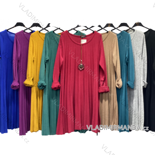Langarm-Hemdkleid für Damen (Einheitsgröße S/M/L) ITALIAN FASHION IMC22658
