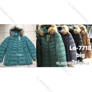 Kabát zimní dámský nadrozměr (3XL-7XL) LIBLAN POLSKÁ MÓDA LIB22LD-7778