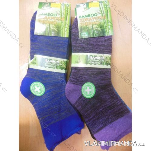 Socken warm Thermo Gesundheit Bambus Damen Mode Muster (35-42) AMZF PB-5413