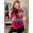 Damen Wolle kurze Feder lange Ärmel (S / L ONE SIZE Übergröße) ITALIAN FASHION IMM21239c