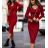 Elegantes Damen-Partykleid mit langen Ärmeln (S/M ONE SIZE) ITALIAN FASHION IM322282 Creme S/M