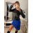 Šaty letní elegantní bez rukávu dámské (S/M ONE SIZE) ITALSKÁ MÓDA IMPHD228094 schwarz L