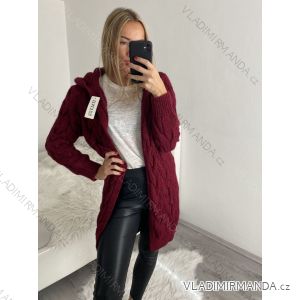 Dünner Oversize-Langarmpullover für Damen (Einheitsgröße M/L) ITALIAN FASHION IM422910