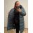 Kabát zimní dámský nadrozměr (3XL-7XL) LIBLAN POLSKÁ MÓDA LIB22LD-7778 grün 6XL