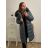 Kabát zimní dámský nadrozměr (3XL-7XL) LIBLAN POLSKÁ MÓDA LIB22LD-7778 grün 6XL