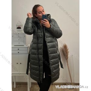 Kabát zimní dámský nadrozměr (L-3XL) LIBLAN POLSKÁ MÓDA LIB22LD-7778