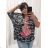 Damen Oversized Sleeve Zip Hoodie Langarm (M / L ONE SIZE) ITALIAN FASHION IM422PARIS