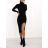 Langes Sommer-Kurzarmkleid für Damen (S / M ONE SIZE) ITALIAN FASHION IMWC222525