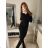 Šaty letní na ramínka dámské (S/M ONE SIZE) ITALSKÁ MÓDA IMPBB22B21841 schwarz S/M