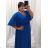 Ballkleid Elegant Formell Kurzarm Damen Übergröße (XL / 2XL ONE SIZE) ITALIAN FASHION IMM22688