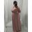 Ballkleid Elegant Formell Kurzarm Damen Übergröße (XL / 2XL ONE SIZE) ITALIAN FASHION IMM22688