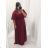 Ballkleid Elegant Formell Kurzarm Damen Übergröße (XL / 2XL ONE SIZE) ITALIAN FASHION IMM22688