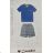 Pyjamas Kurze Herren Baumwolle (m-3xl) COANDIN S3204W
