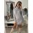 Damen Langarm Pullover (S / M ONE SIZE) ITALIAN FASHION IM322CHIARA schwarz S/M