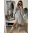 Damen Langarm Pullover (S / M ONE SIZE) ITALIAN FASHION IM322CHIARA schwarz S/M