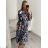 Šaty letní na ramínka dámské (S/M ONE SIZE) ITALSKÁ MÓDA IMPBB22B21841 S/M schwarz