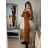 Langes Sommer-Kurzarmkleid für Damen (S / M ONE SIZE) ITALIAN FASHION IMWC222525