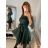 Elegantes Damenkleid mit langen Ärmeln (S/M ONE SIZE) ITALIAN FASHION IMPSH24V3852 beige S/M