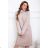 Strickkleid mit Rollkragen und langen Ärmeln für Damen (Einheitsgröße S/M) ITALIAN FASHION IMWC223598