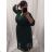 Damen Warmes Langarmkleid (L / XL ONE SIZE) ITALIAN FASHION IM422VERONA
