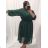 Damen Warmes Langarmkleid (L / XL ONE SIZE) ITALIAN FASHION IM422VERONA