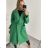 Lange Damen Fleecejacke (SML-XL) ITALIAN FASHION IMD211106 -   rot -   S/M/L