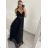 Šaty letní na ramínka dámské (S/M ONE SIZE) ITALSKÁ MÓDA IMPSH223670 Kerosin S/M