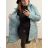 Gesteppte Kapuzenjacke in Übergröße (5XL-9XL) Victoria Rossi ELR22ROSSi22-10 hellblau 5XL