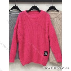 Langärmeliger Oversize-Pullover für Damen (S/M/L ONE SIZE) ITALIAN FASHION IMWB22328