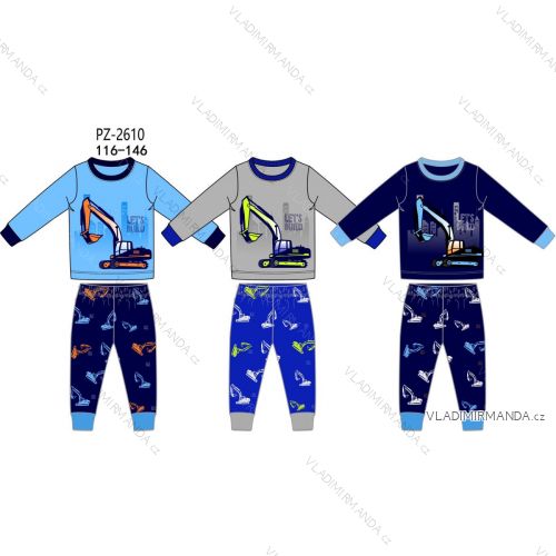 Pyžamo dlouhý rukáv dětské dorost dívčí (116-146) SEZON SEZ22PZ-2605