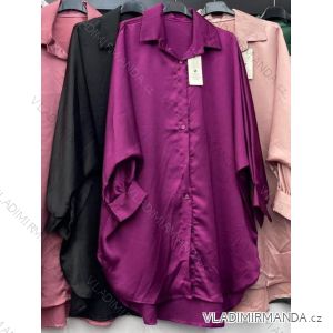 Übergroßes Langarm-Shirt für Damen (S/M/L ONE SIZE) ITALIAN FASHION IMWC223657