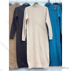 Langärmliges Strickkleid für Damen (S/M/L ONE SIZE) ITALIAN FASHION IMWD223669