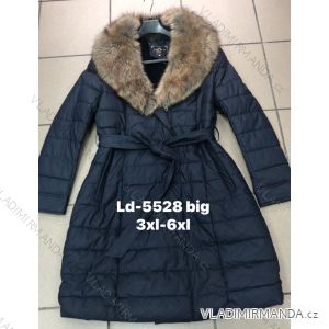 Kabát zimní dámský nadrozměr (3XL-7XL) LIBLAN POLSKÁ MÓDA LIB22LD-7778