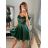 Šaty letní na ramínka dámské (S/M ONE SIZE) ITALSKÁ MÓDA IMPLS229027 S/M Fuchsie