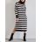 Sommerkleid Langarm geblümte Damen (UNI S / L) ITALIAN FASHION IMK20150