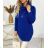 Sommerkleid Langarm geblümte Damen (UNI S / L) ITALIAN FASHION IMK20150