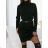 Kleid mit 3/4 Ärmeltasche für Damen (uni sl) ITALIAN Fashion IM3181746