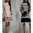 Warmes Strickkleid mit Rollkragen und langen Ärmeln für Damen (S/M ONE SIZE) ITALIAN FASHION IMWL22008