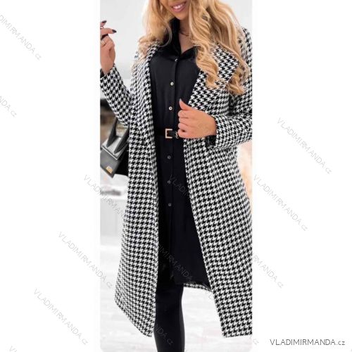 Flauschiger Langarmmantel für Damen (SL) ITALIAN FASHION IMWL22020