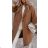 Flauschiger Langarmmantel für Damen (S/M/L ONE SIZE) ITALIAN FASHION IMWL22021