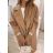 Flauschiger Langarmmantel für Damen (S/M/L ONE SIZE) ITALIAN FASHION IMWL22021