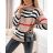 Gestrickter Rollkragenpullover für Damen mit langen Ärmeln (Einheitsgröße S/M) ITALIAN FASHION IMWL22026