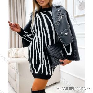 Kleid mit 3/4 Ärmeltasche für Damen (uni sl) ITALIAN Fashion IM3181746