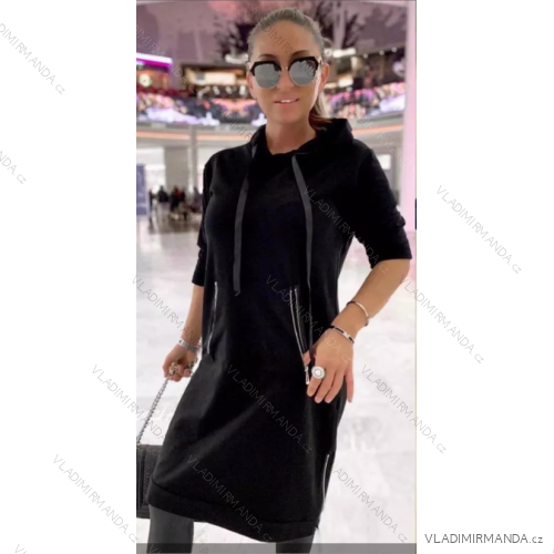 Übergroßes Langarmkleid für Damen (S/M ONE SIZE) ITALIAN FASHION IMPLI2220699felpato