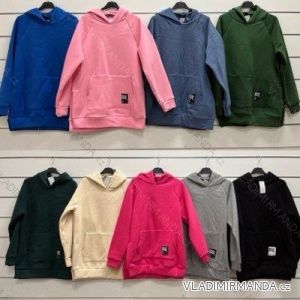 Langarm-Hoodie für Damen (S/M ONE SIZE) ITALIAN FASHION IMWY22237