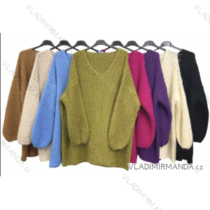 Damen-Strickpullover mit langen Ärmeln (Einheitsgröße S/M) ITALIAN FASHION IMP22003000070