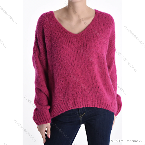 Damen-Strickpullover mit langen Ärmeln (Einheitsgröße S/M) ITALIAN FASHION IMP22003000070