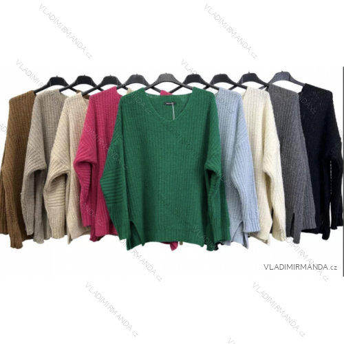Damen-Strickpullover mit langen Ärmeln (Einheitsgröße S/M) ITALIAN FASHION IMP22003000070