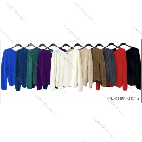 Damen-Strickpullover mit langen Ärmeln (Einheitsgröße S/M) ITALIAN FASHION IMP22003000070